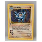 1999 Pokemon 1st Ed Machamp Shadowless Holo S/Es/S