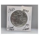 2023 1oz .999 Silv Eagle $1 Dollar