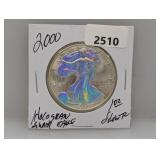 2000 1oz .999 Silv Hologram Eagle $1