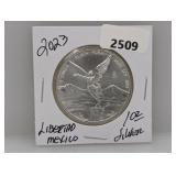 2023 1oz .999 Silv Mexico Libertad