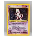 Pokemon 1999 Mewtwo Holo 10 Scratch