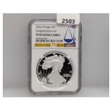 NGC 2022-W PF69 Ultra Cam 1oz .999Silv Eagle $1