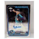 2024 Topps Chrome Update Bryan Woo Auto RC #Ac-Bw
