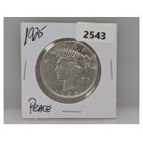 1925 90% Silv Peace $1 Dollar