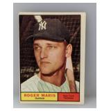 1961 Topps Roger Maris #2 crease, corners