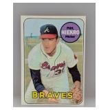 1969 Topps Baseball PHIL NIEKRO HOF 355 Surface
