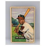 1951 Bowman #242 - Sam Jethroe 'Braves' Crease/M