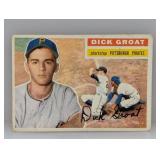 1956=Topps Dick Groat #24 Low Card# Crease/Stains