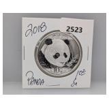 2018 30G .999 Silv Panda 10 Yuan