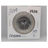 2019 1oz .999 Silv Australian Kangaroo