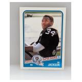 1988 Topps Super Rookie #327 Bo Jackson S/I