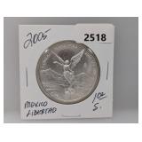 2005 1oz .999 Silv Mexico Libertad