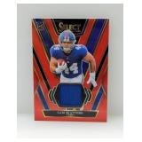 2025 Select Red Prizm Rookie Swatches Skattebo RC