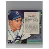 1954 Red Man Tobacco Baseball BILLY COX 2N Crease