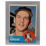 1963 Topps Dick Groat #130 Stain