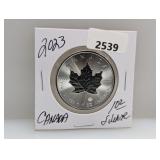 2023 1oz .999 Silv Canada Maple Leaf
