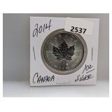 2014 1oz .999 Silv Canada Maple Leaf