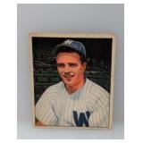1950 Bowman #162 Eddie Yost Senators Line/Stain
