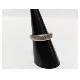 .925 Sterl Diamond Accent Ring Sz 6.5