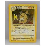 Pokemon 1999 Raichu Holo 14 Surface