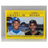 1991 Fleer Griffey Jr & Bonds #710 Indent