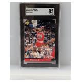 1992-93 UD Game Faces #488 Michael Jordan SGC 8