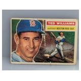1956 Topps Ted Williams HOF Low Card# Corner/Tear