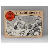 1968 Topps St Louis Wins It! WSG#7 Bob Gibson Cs/S