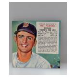 1954 Red Man Tobacco MEL PARNELL 8A Crease/Surface