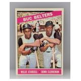 1966 Topps Buc Belters (Stargell, Clendenon) #99
