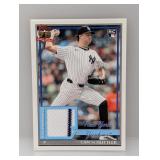 2026 Topps Cam Schlittler Relic
