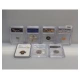Mixed Lot (7) Graded Coins