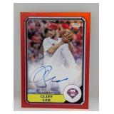 2025 Topps archives Cliff Lee Auto #8/10