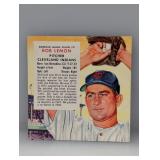 1954 Red Man Tobacco Baseball BOB LEMON HOF Surf