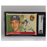 1955 Topps Warren Spahn #31 SGC 4