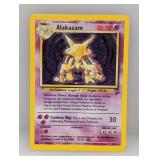 Pokemon 2000 Alakazam Holo 1 Surface/Edges