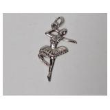 .925 Sterl Ballerina Pendant