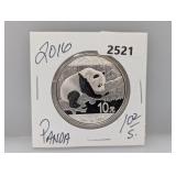 2016 30G .999 Silv Panda 10 Yuan
