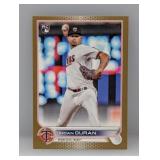 2022 Topps Gold Johan Duran RC SP 1643/2022 #277