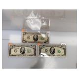 (3) US Fed Reserve Notes