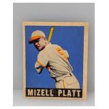 1948 49 Leaf #159 Mizell Platt (Rookie) Browns S