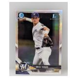 2018 Bowman Chrome Draft Ref Brice Turang 1st #11