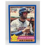 2025 Topps heritage Yordan Alvarez blue border 500