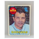 1969 Topps Baseball KEN BOYER 379 Indent