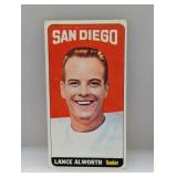 1965 Topps Football Lance Alworth Surface/Corners
