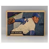 1951 Bowman #6 Don Newcombe HOF Dodgers Damage