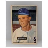 1951 Bowman #232 Nellie Fox HOF White Sox C/Cs