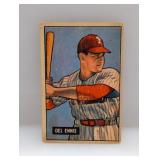 1951 Bowman Del Ennis #4 Stain/Crease/Surface