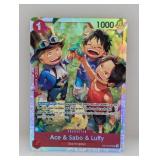 One Piece Ace & Sabo & Luffy Op13-007 SR