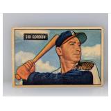 1951 Bowman #19 Sid Gordon Braves Stain/Corners